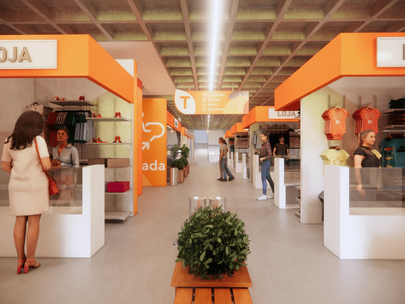 Interior do Estação Fashion 2