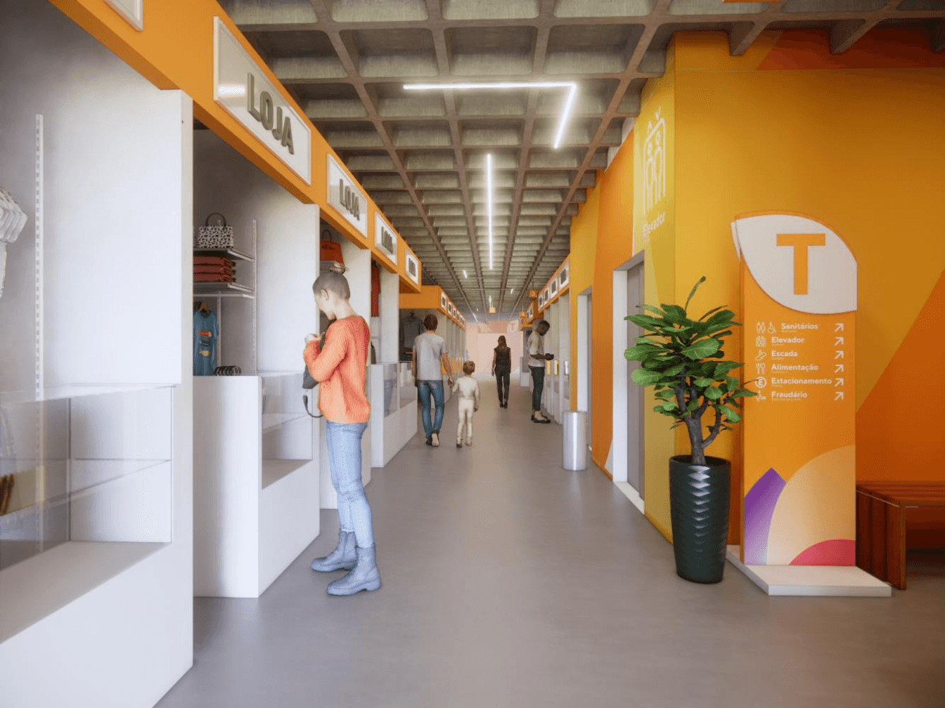 Interior do Estação Fashion 3