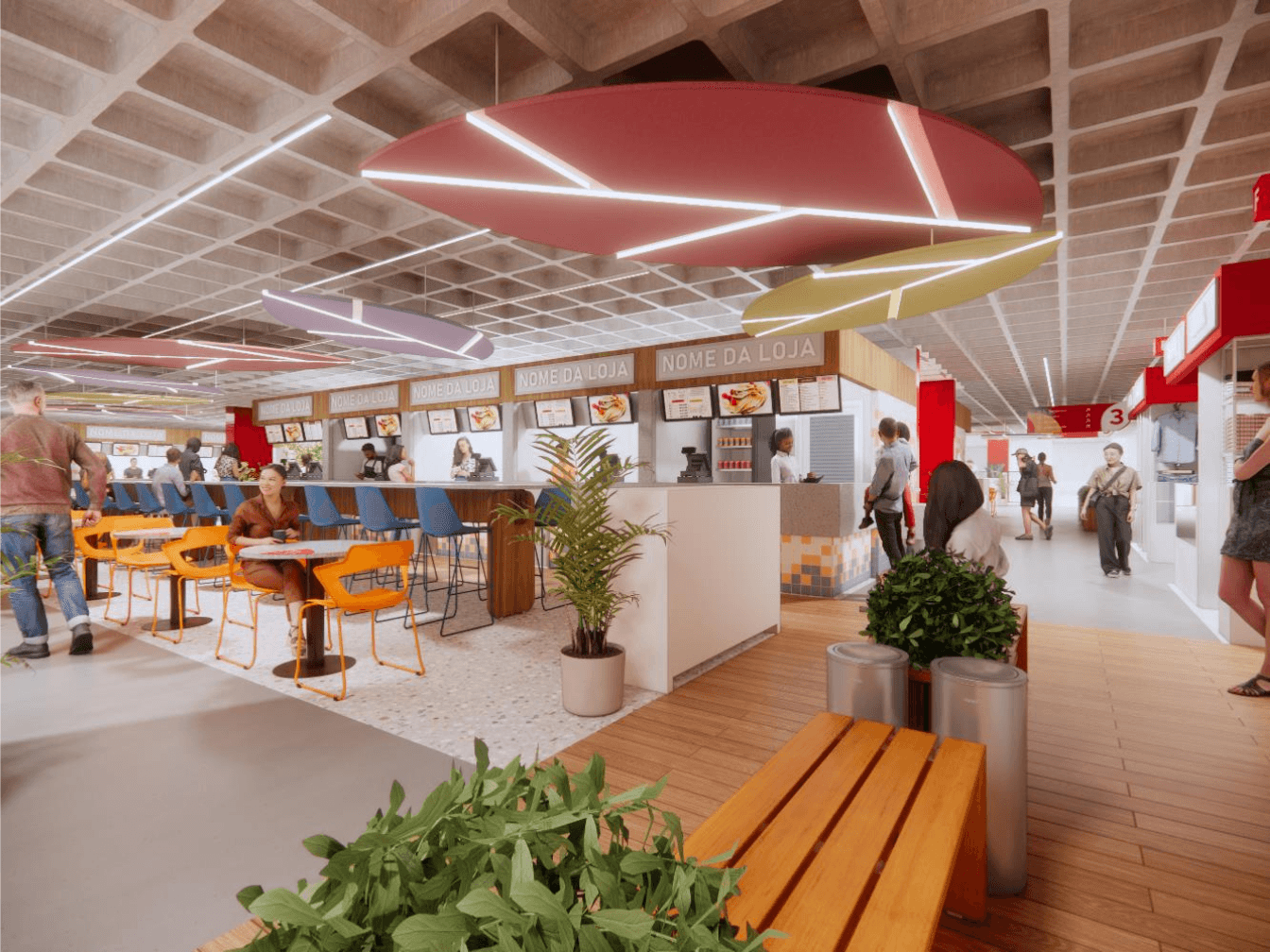 Interior do Estação Fashion 5